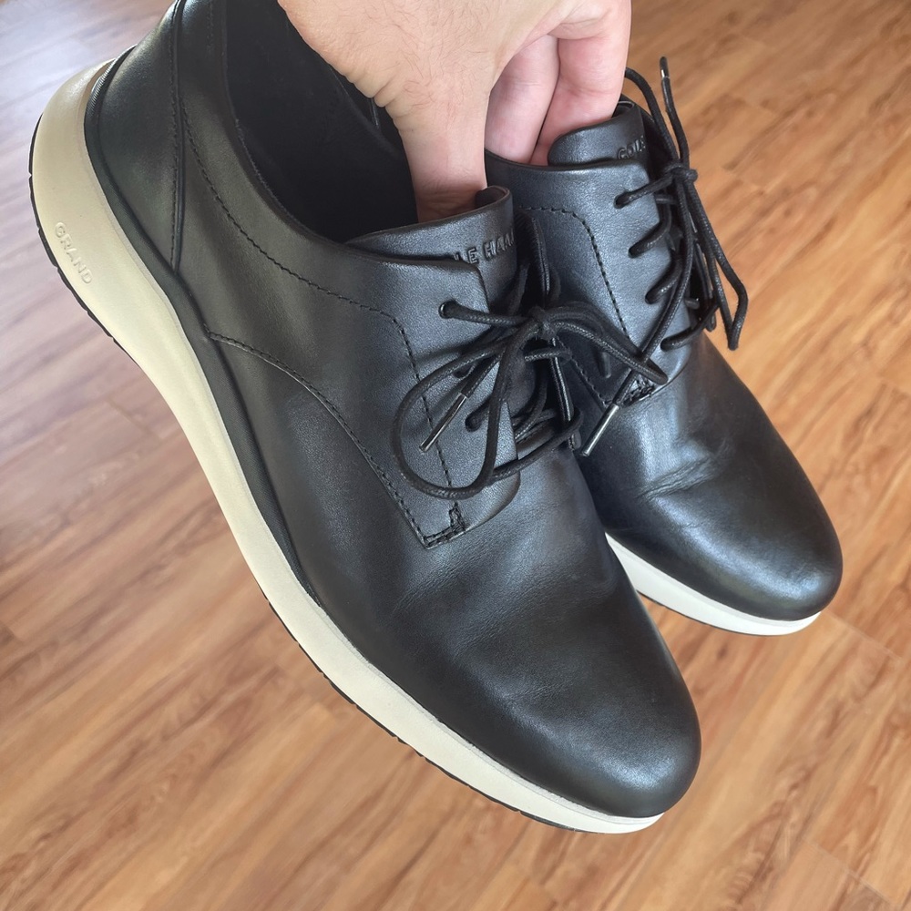 Cole Haan Grand Pro sneakers in black leather
